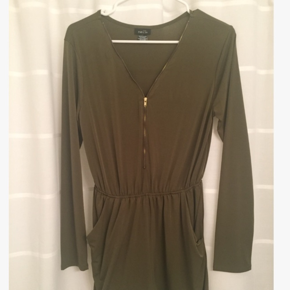 Army Green Romper